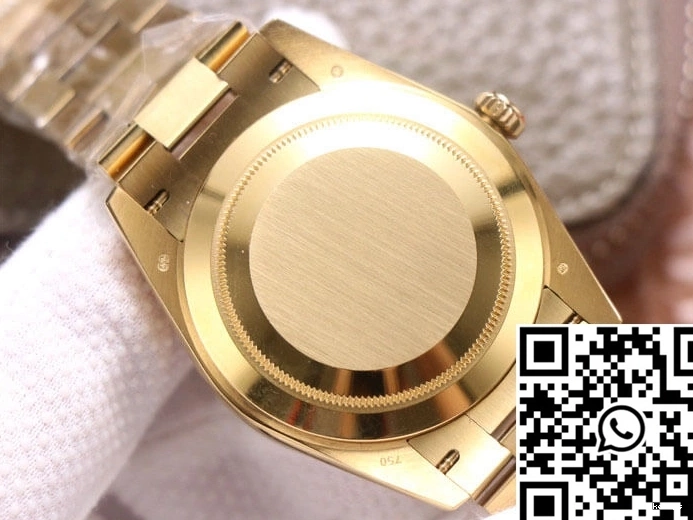 Day-Date M228348RBR-0001 Rolex Black EW Yellow Factory Dial Gold 0812